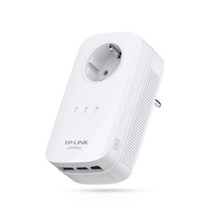 Adaptateur CPL AV1200 3 ports Gigabit avec prise gigogne