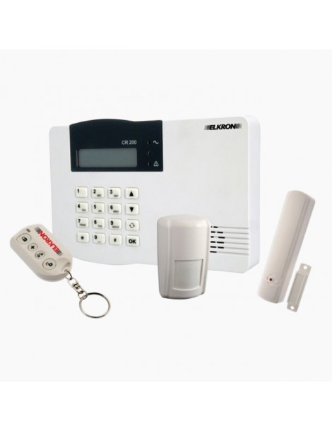 Kit Alarme Elkron CR200 Sans Fil Avec Transmetteur GSM Intégré