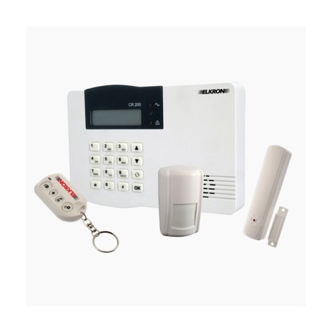 Kit Alarme Elkron CR200 Sans Fil Avec Transmetteur GSM Intégré