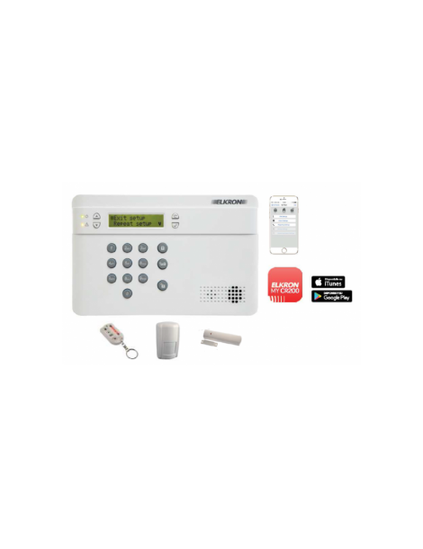 Kit alarme Elkron Sans Fil CR200 GPRS