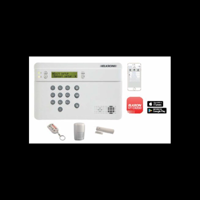 Kit alarme Elkron Sans Fil CR200 GPRS